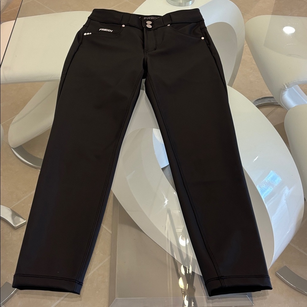 Freddy black fax leather . Perfect condition ❤️